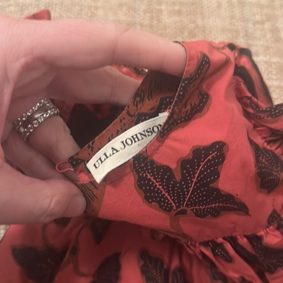 Ulla Johnson RARE Kids Kimaya Red Floral Dress - Picture 9 of 11